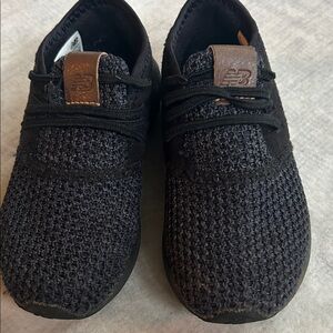 New Balance Kids Black Knit Sneakers